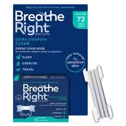 Breathe Right Nasal Clear Strip