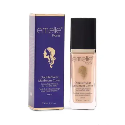 Emelie Double Wear Maximum Cover Foundation#2