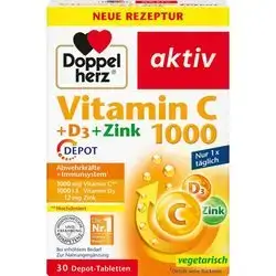 doppelherz vitamin c +D3+zink 30tab