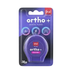 Ortho+ Dental Floss Fresh Mint 30Pcs _ SPLAT