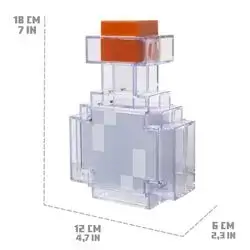 Minecraft 8-Color Changing Potion Bottle Lamp – Ambient LED Desk Light