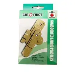 Aid First Assorted Fabric Plaster 50 Pcs