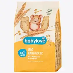 babylove Vanilla baby biscuits, suitable from 1 year, 125g