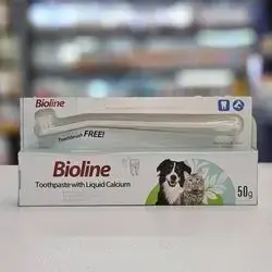 Bioline ToothPaste With Liquid Calcium 50g ( Tooth Brush free )
