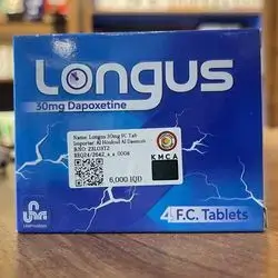 longus 30mg dapoxetine 4 f/c tablet
