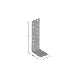 Angle Asymetric 90° 30X80X120