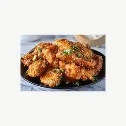 Korean Fried Chicken With Soy Sauce Half