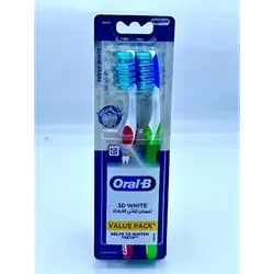 Oral-B Duplicate White Toothbrush 1+1