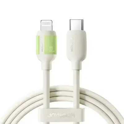 Joyroom S-A53 30W USB-C - Lightning cable fluorescent