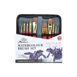phoenix 11 pieces water color brush set -