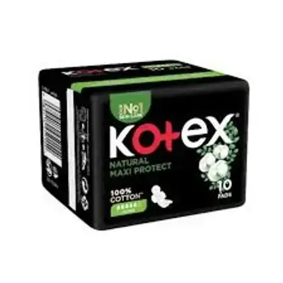 Kotex Natural Maxi Protect X10