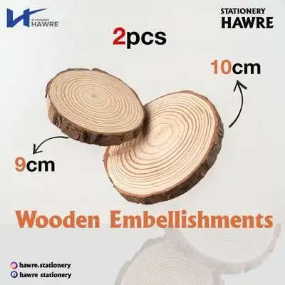 Wooden Embellishments-9cm 10cm