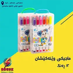 12-Color Drawing Marker Set