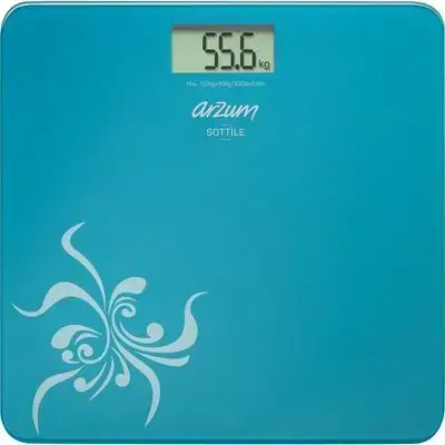 Arzum Sottile Blue Digital Bathroom Scale