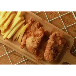 5 Chicken Breast Pieces with Fries