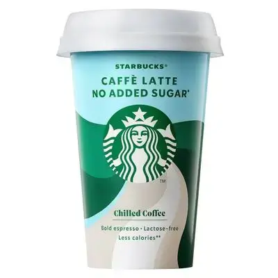 Starbucks Caffe Latte No added sugar lactose 220ml