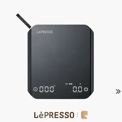 LePresso Digital Coffee Scale with Timer - Black