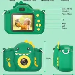 Kids Camera, High-Definition Selfie, Rear & Front Camera, Rechargeable Children's Electronic Digital Camera, Portable Toy Camera With 32g Sd Card Reader, Suitable As Back-To-School And Birthday Gift For 3-12 Year Old Girls, Boys,Cameras>Kid,Stitch Stuff For BOY,Laptop For Kid