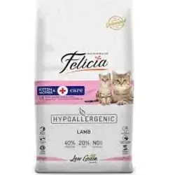Felicia Kitten & Mother Care Hypoallergenic Lamb – Low Grain