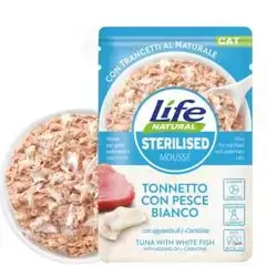 Life Cat Sterilized Tuna & White Fish 70g