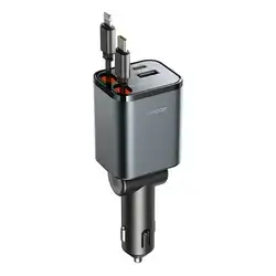 Joyroom 50W 4-in-1 Car Charger (Type-C & Lightning)