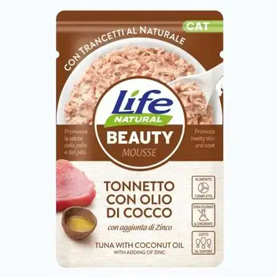 Life Cat Beauty التونة وزيت جوز الهند 70g