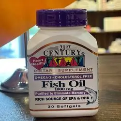 21ST CENTURY OMEGA 3 FISH OIL 1000MG 30 SOFTGELS