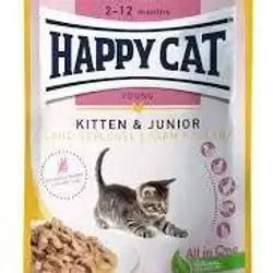 happy cat pouch kitten and junior  