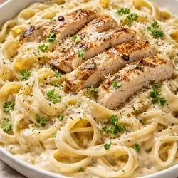 Alfredo pasta x2 with chicken