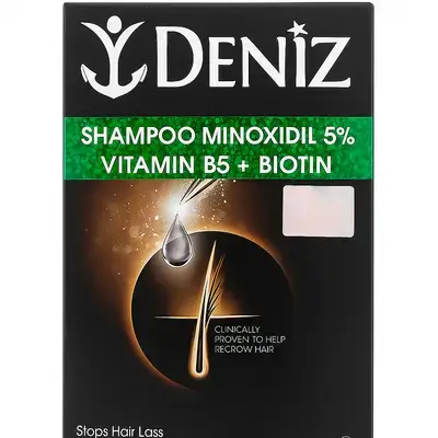 Deniz Shampo Minoxidil 5% + B5 + Biotin