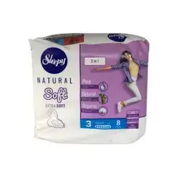 Sleepy Natural Soft No.3 Pad 8pcs