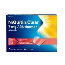 niquitin clear 7mg\24 hours step 3