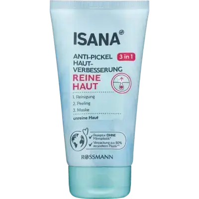 ISANA pure skin 3in1 anti-pimple skin improvement 150 ml