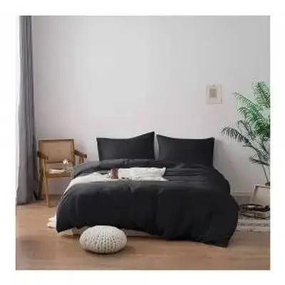Alea King Size Bed Set - Black