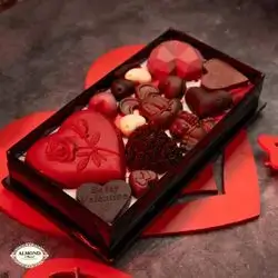 filled chocolate valentine