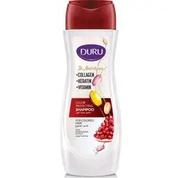 DURU Shampoo Color Protecting Shampoo For Dyed Hair With Pomegranate Extract, 600 ml