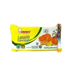Unibis Lemon Cream Biscuits 208 Gm