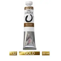 (132) (GOLD) OIL COLOR-Maries 50ML