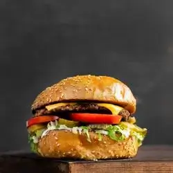 Meat Burger with Cheese