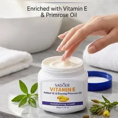 SADOER Vitamin E Moisturizing Cream (Added VE & Evening Primrose Oil)