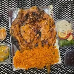 Grilled Fish On Charcoal