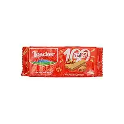 Loacker Napolitaner Hazelnut Cream Filling Classic Wafer 90 Gm
