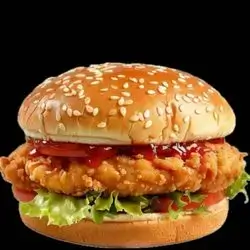 Chicken Burger Without Cheese