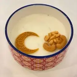 Ramadan Bowl Candle( Red- Big)