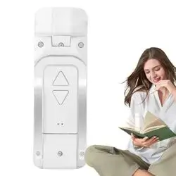 Fyearfly Glocusent Book Clip Reading Light, 3 Modes White/Warm/Brightness Mixed Colour Clip, USB Rechargeable Clip Lamp, Dimmable