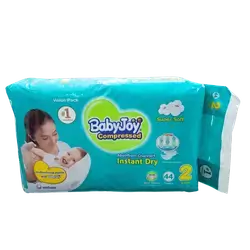 Baby Joy Diapers No. 2, 44 count