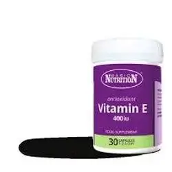Vitamin E 400iu , vitamin E antioxidant , basic nutrition , 30caps - made in US