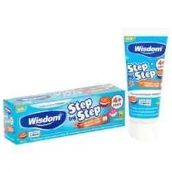 Wisdom Step By Step Toothpaste 4+ Years (75ml)