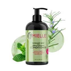 Rosemary Mint Blend Strengthening Leav In Conditioner Infused with Biotin 355ml _ MIELLE