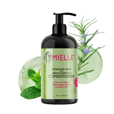Rosemary Mint Blend Strengthening Leav In Conditioner Infused with Biotin 355ml _ MIELLE